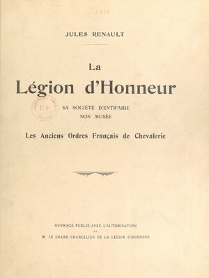 cover image of La Légion d'honneur